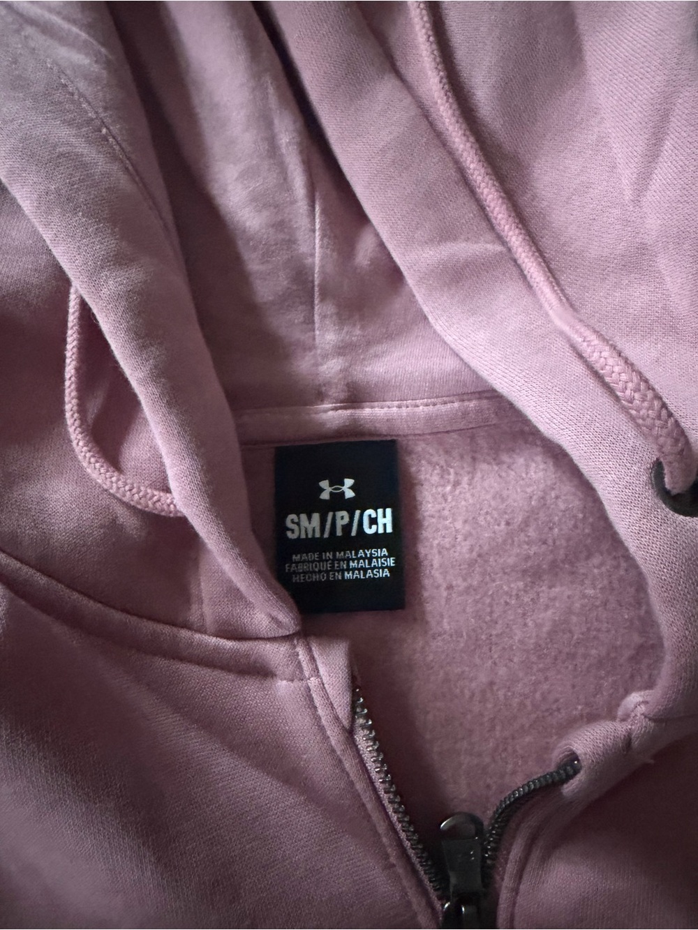 Women's Pink Zip-Up Hoodie